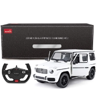 Imagine Masina cu telecomanda Mercedes-Benz G63 alb scara 1 la 14