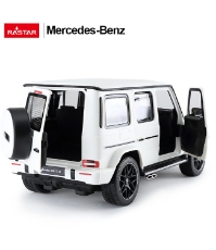 Imagine Masina cu telecomanda Mercedes-Benz G63 alb scara 1 la 14
