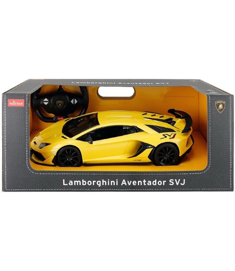 Imagine Masina cu telecomanda Lamorghini Aventador SVJ galben scara 1 la 14