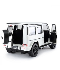 Imagine Masina cu telecomanda Mercedes-Benz G63 alb scara 1 la 24
