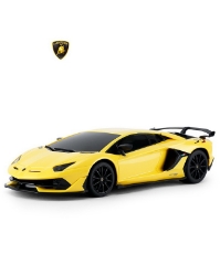 Imagine Masina cu telecomanda Lamborghini Aventador SVJ galben cu scara 1 la 24