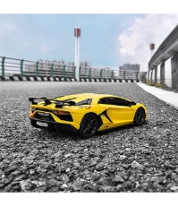 Imagine Masina cu telecomanda Lamborghini Aventador SVJ galben cu scara 1 la 24