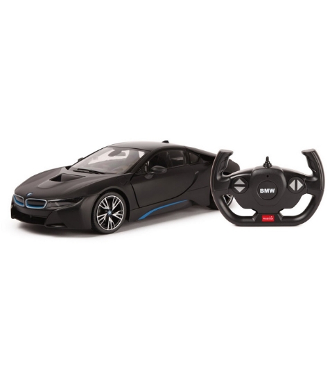 Imagine Masina cu telecomanda BMW I8 negru scara 1 la 14