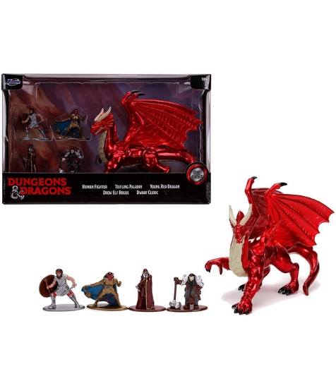 Imagine Set 5 nano figurine din metal Dungeons Dragons 4 cm