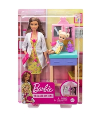 Imagine Barbie Cariere set cu papusa Doctor pediatru satena