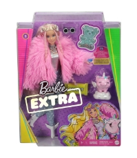 Imagine Papusa Barbie Extra Style Fluffy Pinky