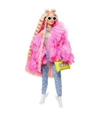 Imagine Papusa Barbie Extra Style Fluffy Pinky