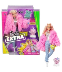Imagine Papusa Barbie Extra Style Fluffy Pinky