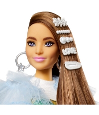Imagine Papusa Barbie Extra Style rochie curcubeu