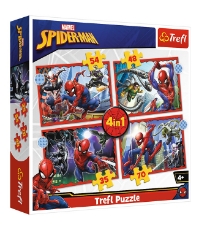 Imagine Puzzle Trefl 4 in 1 Spiderman