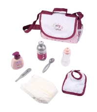 Imagine Gentuta de infasat pentru papusa Baby Nurse Changing Bag cu accesorii