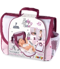 Imagine Gentuta de infasat pentru papusa Baby Nurse Changing Bag cu accesorii