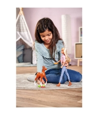 Imagine Papusa Steffi Love Little Horse 29 cm cu figurina si accesorii