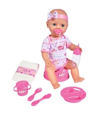 Imagine Papusa New Born Baby, Baby Doll 43 cm cu accesorii