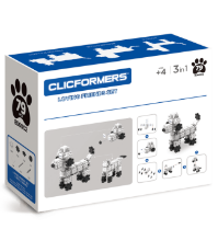 Imagine Set de construit Clicformers-Animale prietenoase, 79 piese