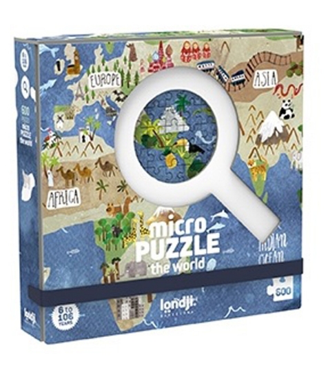 Imagine Micro puzzle -600 piese, continente