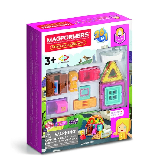 Imagine Set de construit Magformers- Casa Maggy, 33 piese