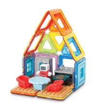 Imagine Set de construit Magformers- Bucatarie, 33 piese