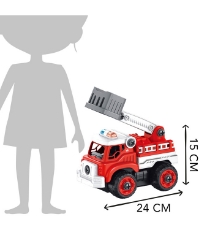 Imagine Set constructie Camion Pompieri cu radiocomanda
