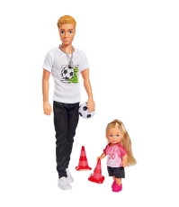 Imagine Papusa Evi set de fotbal