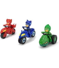 Imagine Eroi in Pijamale set 3 motociclete cu figurina scara 1:64