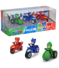 Imagine Eroi in Pijamale set 3 motociclete cu figurina scara 1:64