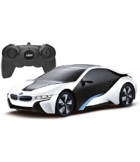 Imagine Masina cu telecomanda BMW I8 alba scara 1 la 24