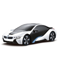 Imagine Masina cu telecomanda BMW I8 alba scara 1 la 24