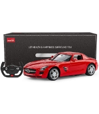 Imagine Masina cu telecomanda Mercedes-Benz SLS rosu scara 1 la 14
