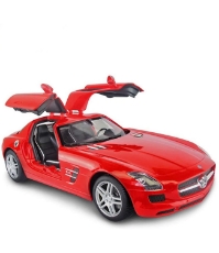 Imagine Masina cu telecomanda Mercedes-Benz SLS rosu scara 1 la 14