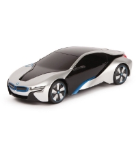 Imagine Masina cu telecomanda BMW I8 argintie scara 1 la 24