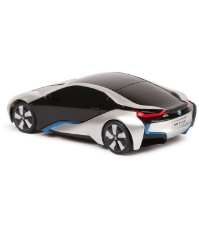 Imagine Masina cu telecomanda BMW I8 argintie scara 1 la 24