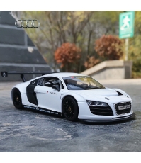 Imagine Masinuta metalica Audi R8 alb scara 1 la 24