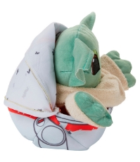 Imagine Star Wars Baby Yoda Mandalorianul se ascunde