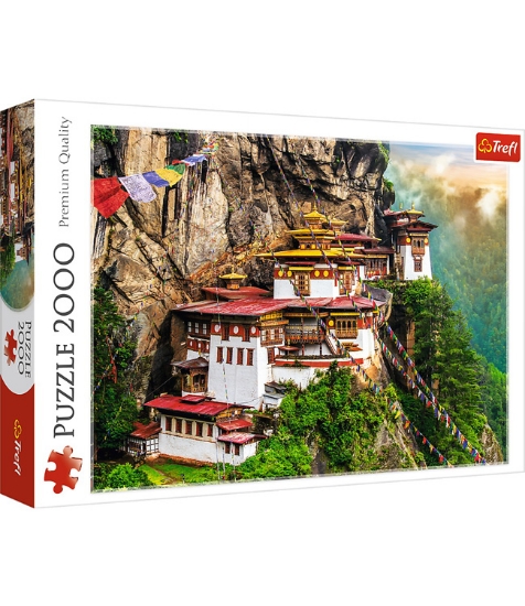 Imagine Puzzle Trefl 2000 Cuibul Tigrului Bhutan