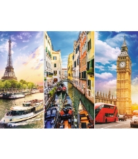 Imagine Puzzle Trefl 4000 Calatorie in Europa