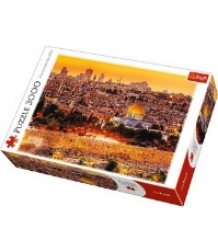 Imagine Puzzle Trefl 3000 Acoperisuri in Ierusalim
