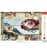 Imagine Puzzle Trefl 1000 MIichelangelo,  Creearea lui Adam