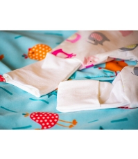 Imagine Sac de dormit cu picioare Fairies 2-3 ani Floricele multicolor