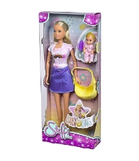 Imagine Papusa Steffi Love Baby Bag 29 cm cu accesorii