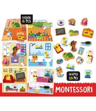 Imagine Joc Montessori - Casuta animalelor de companie