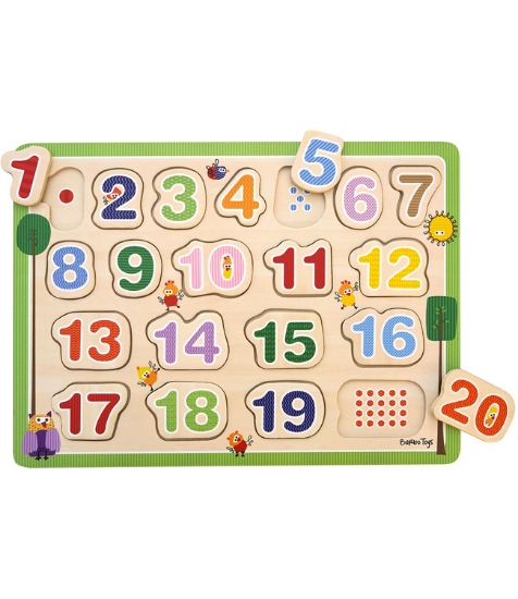 Imagine Puzzle din lemn - Numar de la 1 - 20