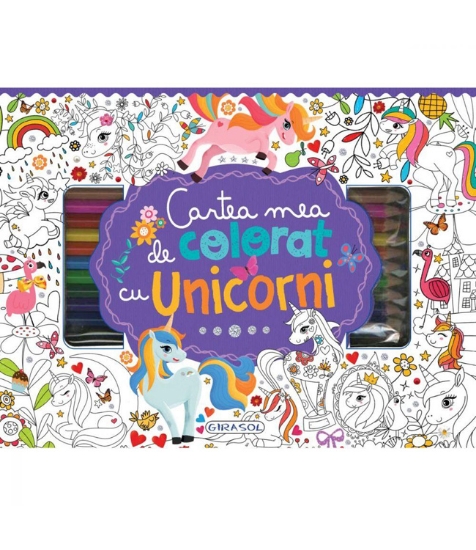 Imagine Cartea mea de colorat cu unicorni