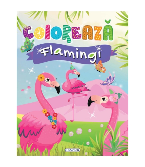 Imagine Coloreaza - Flamingi