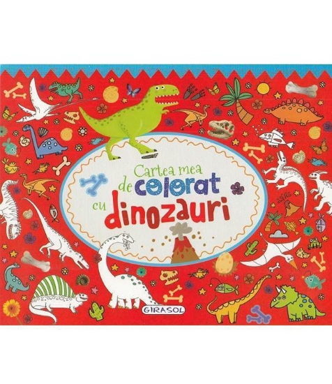 Imagine Cartea mea de colorat cu dinozauri