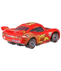 Imagine Masinuta metalica Cars3 personajul Fulger Mcqueen cu roti de Curse