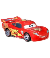 Imagine Masinuta metalica Cars3 personajul Fulger Mcqueen cu roti de Curse