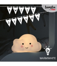 Imagine Lampa de veghe cu LED, cu oprire cronometrata, forma nor, alba, Lumilu Sweet Dreams Cloud, 52250