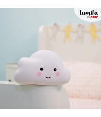 Imagine Lampa de veghe cu LED, cu oprire cronometrata, forma nor, alba, Lumilu Sweet Dreams Cloud, 52250