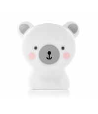 Imagine Lampa de veghe cu LED, cu oprire cronometrata, forma ursulet, alba, Lumilu Cute Friends Bear, 52310